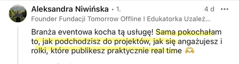 Opinia klientki 14